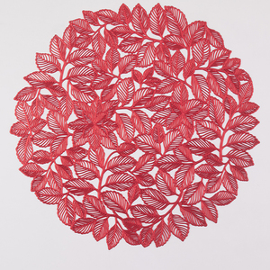 2026 New China Made Metallic Pvc <strong>Placemats</strong> Luxury <strong>Placemat</strong> Dining Table Mat <strong>for</strong> <strong>Christmas</strong> and Red Colors - Product Image 3