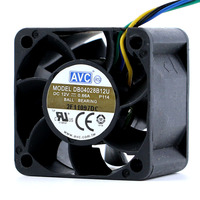 DB04028B12U DC12V 0.66A 40*40*28MM 4028 4CM Ventilateur de refroidissement CPU 4 fils d'origine neuf