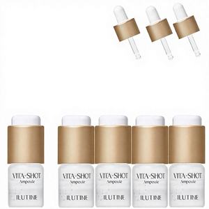 Ampoule éclaircissante liquide ILUTINE, vitamine C et acide hyaluronique, soin du visage, anti-âge, blanchissant, anti-rides, marque privée, 4 semaines - Product Image 1