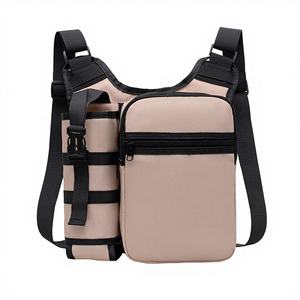 Large Capacity Fashion Shoulder Sling <b>Backpack</b> Men Crossbody Bag with Water Bottle Pocket Summer Spring - Product Image 1