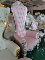 Meubles de salon de beauté pour filles, fauteuil de pédicure avec boucle en cristal, produit populaire