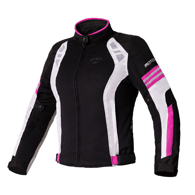 Women's Casual Racing Motorcycle Armor Padded Jacket Breathable Windproof 600D Oxford Fabric Summer