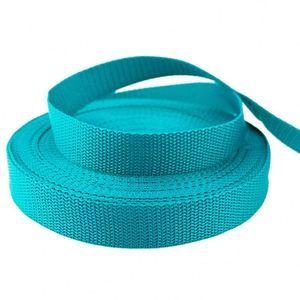 Ruban en nylon réfléchissant enduit de couleur unie tissé sur mesure, ruban brodé pour vêtements, sacs - Product Image 5