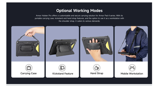 ซองใส่ปืน 4-IN-1 ARMOR HOLSTER PRO อเนกประสงค์ ป้องกันและพกพาสะดวก ปลดปล่อยมือของคุณ กระเป๋าสำหรับกิจกรรมกลางแจ้ง - Product Image 4