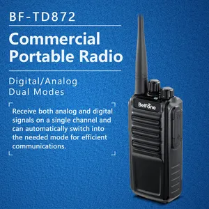BelFone BF-TD872 şantiye kullanımı iki yönlü radyo ile IP54 su geçirmez ticari el telsizi