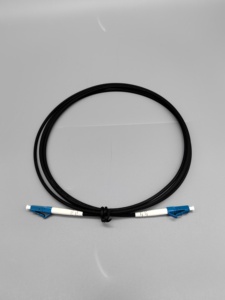Câble de raccordement <span class=keywords><strong>LC</strong></span> Simplex, fibre optique hautement flexible, monomode, 1 fibre, 9/125 µm, OD 5,0 mm, blindé en acier - Product Image 2