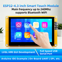 Módulo de Pantalla LCD IPS Táctil Capacitiva de 4.3 Pulgadas ESP32-S3, Placa de Desarrollo 800*480 con BT y WIFI para LVGL HMI IoT