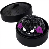 Jouet anti-stress à presser et à étirer, motif fantôme d'Halloween, en forme de boulette de malt, pour 14 ans et plus