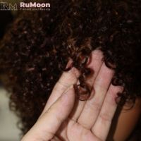 Cheveux vierges brésiliens Remy pour perruque bouclée, entièrement fabriquée à la machine, 14 pouces, 430 mèches blondes gingembre, sans colle, vente en gros, couleur personnalisée