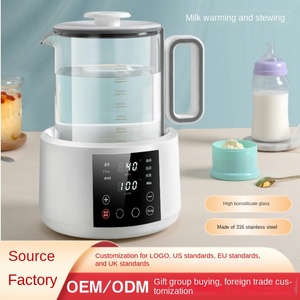 White Stainless Steel Cordless Electric <b>Kettle</b> Digital Temperature Control 1.2L Capacity 1200W Power Automatic Shut-off 5-Year - Product Image 4
