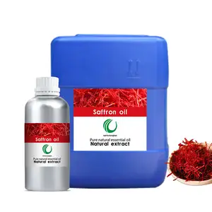 Venta al por mayor orgánico 100% puro natural de grado terapéutico aceite de azafrán Crocus sativus aceite esencial para el cuidado de la piel precio a granel