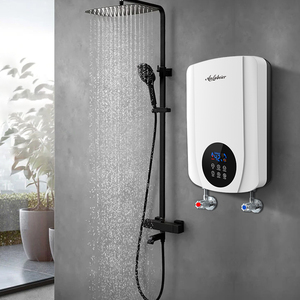 220 Volt Touch Screen <b>ABS</b> Plastic Instant Hot Water System Electric Water Heater Tankless Shower Heater for Home - Product Image 3
