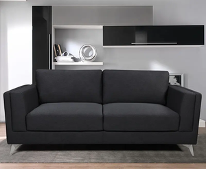 Juego de sofás tapizados de material de tela Simple 3 <span class=keywords><strong>2</strong></span> 1, marco de madera de color blanco, suministro directo de fábrica, precio barato, sofá para sala de estar - Product Image 5