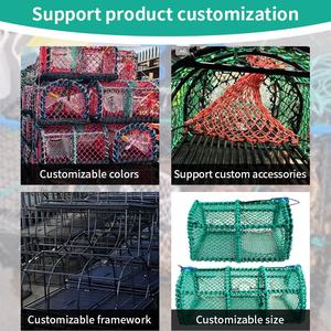 Europe UK Arch Homard Cage <span class=keywords><strong>Crevette</strong></span> <span class=keywords><strong>Crevette</strong></span> <span class=keywords><strong>Crevette</strong></span> Filets de pêche Piège - Product Image 5