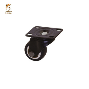 <span class=keywords><strong>Roulettes</strong></span> en PVC de 2 pouces noires, pivotantes avec frein, en PU, <span class=keywords><strong>pour</strong></span> meubles, petites <span class=keywords><strong>roulettes</strong></span> – Vente en gros usine - Product Image 2