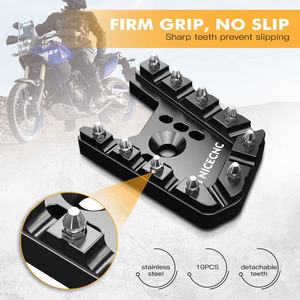 NICECNC Extension de levier de frein en aluminium pour moto, pédale d'agrandissement pour <span class=keywords><strong>Yamaha</strong></span> <span class=keywords><strong>Tenere</strong></span> <span class=keywords><strong>700</strong></span> Rally Edition <span class=keywords><strong>2020</strong></span> 2021 2022 2023 2024 - Product Image 3