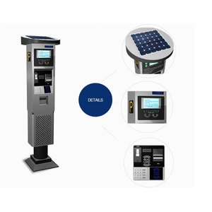 เครื่องจ่ายเงินและแสดงผลอัจฉริยะสำหรับที่จอดรถ ใช้พลังงานแสงอาทิตย์ โครงสร้างเหล็ก A3 ได้รับการรับรองมาตรฐาน CE - Product Image 4