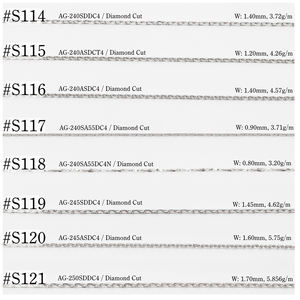 Moda martillado Swedge Wave joyería de las mujeres cadena collar a granel Nakagawa Corporation cadenas - Product Image 1