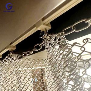 Décorations en aluminium, rideau en <span class=keywords><strong>maille</strong></span> <span class=keywords><strong>de</strong></span> fil tissé, rideau en chaîne métallique pour <span class=keywords><strong>café</strong></span> - Product Image 2
