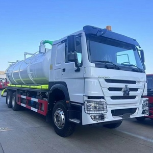 Camion-citerne à vide pour eaux usées HOWO 6X4 de 20 m³ à usage intensif, camions de nettoyage des eaux usées - Product Image 2