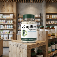Capsules d'acétyl-L-carnitine, soutien de l'endurance pour les hommes, métabolisme des graisses, favorise la remise en forme, complément alimentaire
