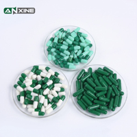 Capsules vides en gélatine à enrobage entérique, tailles 000, 00, 0, 1, blanches, bleues, vertes, vente en gros