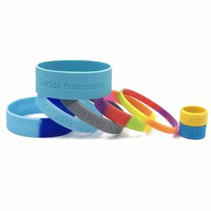 Pulseras de Silicona con Logotipo Personalizado en Relieve, Color Liso, Cantidad Ilimitada, para Equipos de Fútbol - Product Image 2