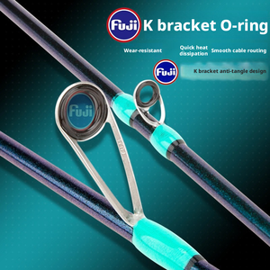 Caña de Pesca Comere Fuji O Ring Guide Soft Tune de Alto Carbono, Ligera y Ajustable, para Pesca <span class=keywords><strong>en</strong></span> Carretera, Sub-Rod y Lago, Venta al por Mayor - Product Image 5
