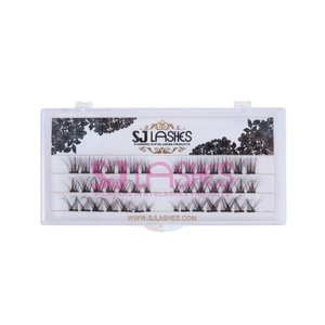 Lot de 3 paires de cils en grappe pré-mappés, faciles à poser, volumineux et doux, pour marque privée - Product Image 2