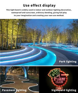 Tira de luz de cuerda flexible de neón Led rosa para exteriores alto voltaje 220V 110V 120led 2835 tubo tira de luz Led de neón - Product Image 6