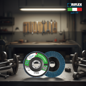 Disque à lamelles Riflex Performance DF6600, abrasif sans fer, fabriqué en Italie - Product Image 3