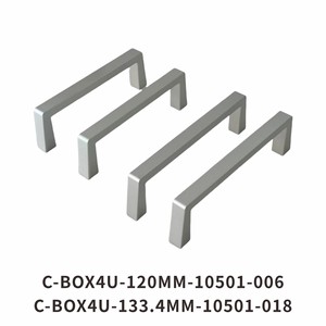 ZSTC C-BOX Schroff Nvent - Manija frontal para subrack de 19 pulgadas, ancho de 12,2 mm, anodizado transparente, distancia entre orificios de 120 mm, 133,4 mm, 4U, 10501-006, 10501-018 - Product Image 2