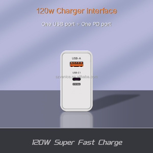 Sạc điện thoại siêu nhanh 120W, đầu sạc EU US UK, bộ sạc nhanh 120W, bộ chuyển đổi nguồn USB - Product Image 5