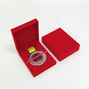 Bán buôn tùy chỉnh Nhung hộp cho vỏ đồng xu quà lưu niệm Trophy huy chương Đóng gói hộp - Product Image 2