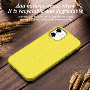 Funda de teléfono ecológica de trigo impermeable, funda de teléfono móvil para <span class=keywords><strong>iPhone</strong></span> 13, venta al por mayor a <span class=keywords><strong>precio</strong></span> barato, gran oferta, nueva funda de teléfono 2023 - Product Image 2