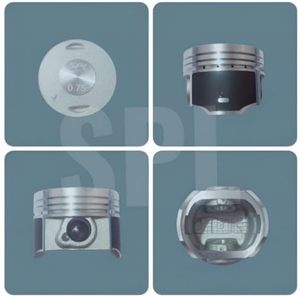 Kit de Pistón para Bajaj Platina ES 100 BS6, Diámetro de 47.00 mm, Anillo OEM con Recubrimiento de Molibdeno, 1 Kit de Pistón Premium para Bajaj - Product Image 4