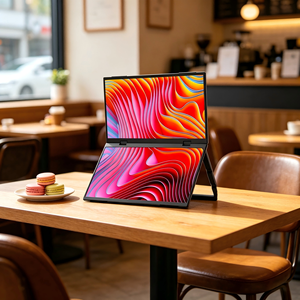 Moniteur portable FHD 15,6 pouces, directement de l'usine, léger, deuxième écran extensible pour ordinateur portable, <span class=keywords><strong>travail</strong></span> en déplacement, haute qualité - Product Image 1