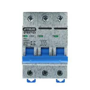 Joyelec Goede Kwaliteit Fabriek Prijs 1P 2P 3P 4P Mini Mcb 20A 16A 10A 32A 25A 40A 63A Ac Mcb Elektrische Miniatuur Circuit Breaker