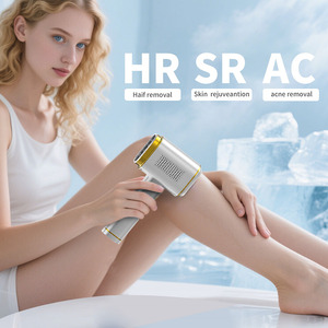 เครื่องกำจัดขน <span class=keywords><strong>IPL</strong></span> รุ่น Moolweel T023K จากโรงงาน ลดราคาพิเศษ พร้อมระบบทำความเย็นด้วยน้ำแข็ง กำจัดขนถาวรแบบไม่เจ็บปวดด้วยเลเซอร์แซฟไฟร์ สำหรับร่างกาย ขา บิกินี่ และใบหน้า - Product Image 1