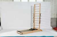Equipo Comercial de Pilates Reformer para Flexibilidad, Estiramiento Muscular Corporal, Reformer de Madera de Arce, Escalera de Pilates y Barril para Gimnasio o Estudio