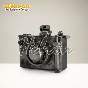 Escultura Artística <span class=keywords><strong>de</strong></span> Metal Reciclado con Diseño Musical, Decoración Interior para el Hogar, Adornos <span class=keywords><strong>de</strong></span> Flores <span class=keywords><strong>de</strong></span> Seda para Escritorio, Rosas <span class=keywords><strong>de</strong></span> Plástico, Plantas Bonsái - Product Image 4