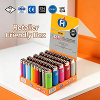 Briquet jetable classique 1057 - Briquet à cigarettes portable en plastique, exportation Moyen-Orient, emballage MSDS DGD