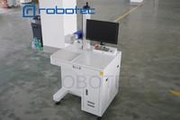 Nouvelle machine de marquage laser à fibre de bureau automatique pour gravure sur métal avec vision IA, contrôle Cypcut et moteur servo Delta
