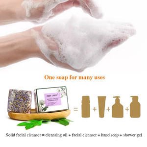 Jabón de flor refrescante orgánico hecho a mano - Product Image 6