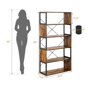<span class=keywords><strong>Table</strong></span> basse de massage <span class=keywords><strong>convertible</strong></span> de style farmhouse à 5 étagères pour salon et villa - Product Image 6