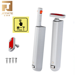 JINNATE Cabinet Door Push To Open Mechanism Hidden Mount Plastic Non Detachable For Wardrobe Cabinet Doors - Product Image 1