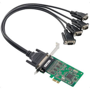 CP-104EL-A-DB9M Tarjeta Serial Moxa PCI Express de 4 Puertos RS232 para PC - Product Image 1
