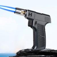Briquet torche à flamme jet FQ900 au gaz butane, simple/double flamme, pistolet pulvérisateur haute température pour cigares, barbecue, cuisine