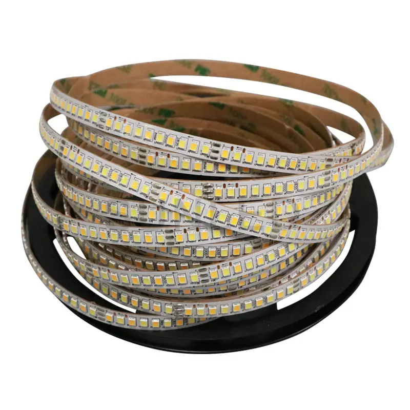 Constant current LED light strip two-color temperature warm white + cool white led strip SMD 2835 LED light strip can be custom