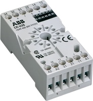 Base de relais Cr-u3s, série Cr-u, 3 contacts, montage sur rail DIN, adaptée aux relais d'interface